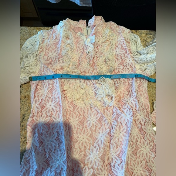 Vintage white dress lace - Picture 5 of 16